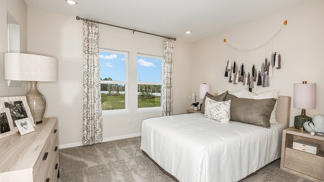 Furnished interior view inside a new home in Veranda Oaks, Port St. Lucie (Image 27).