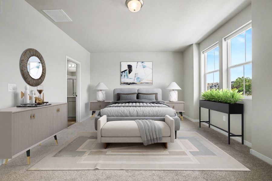Furnished interior view inside a new home in Arras Park, Thornton (Image 9).