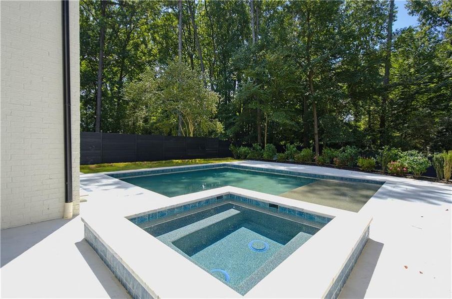 Exterior details and patio area of a home in , Atlanta (Image 44).