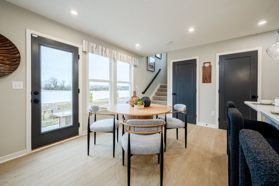 Representative furnished interior of a home built from the Wesley by Fischer Homes in Sage Woods, Dallas (Image 14).