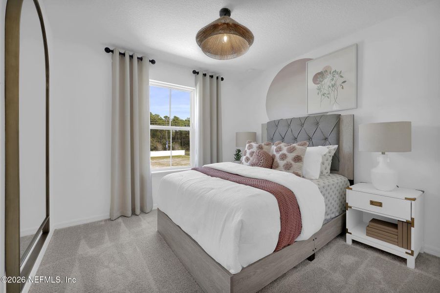 Furnished interior view inside a new home in Wingate Landing, Jacksonville (Image 10).