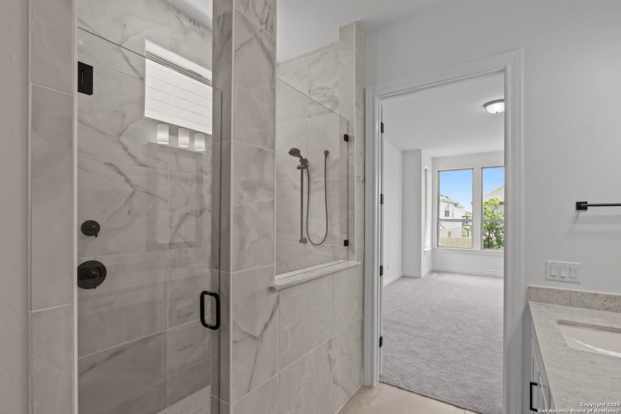 Furnished interior view inside a new home in Bison Ridge, San Antonio (Image 3).