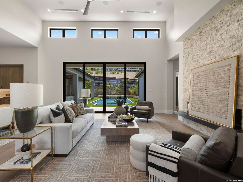 Furnished interior view inside a new home in , San Antonio (Image 44).