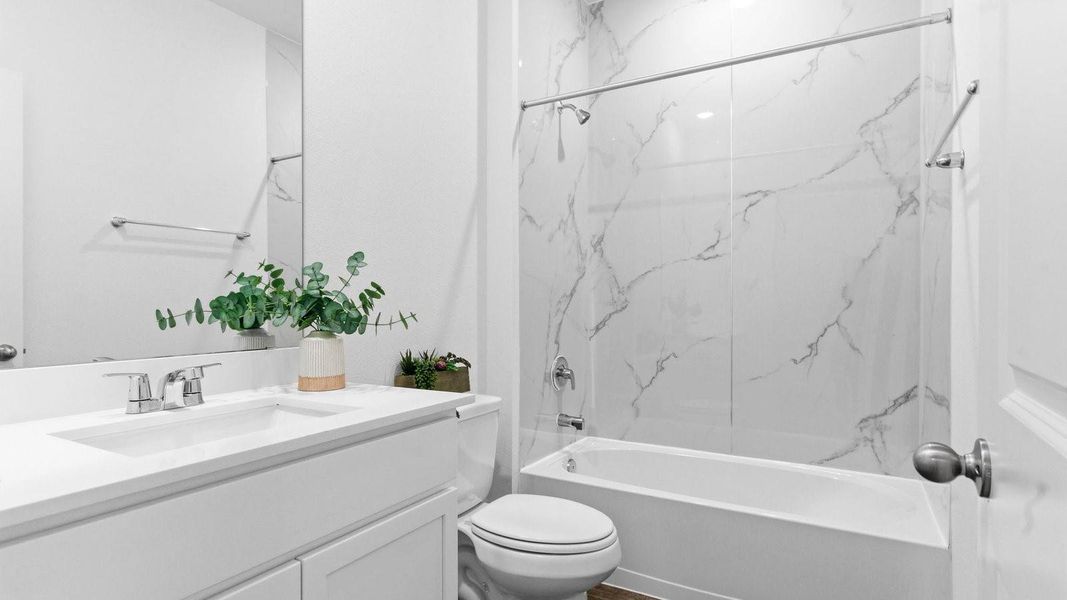 *Elevations, exterior/ interior colors, options, available upgrades that require an additional charge, and standard features will vary in each community and subject change without notice.