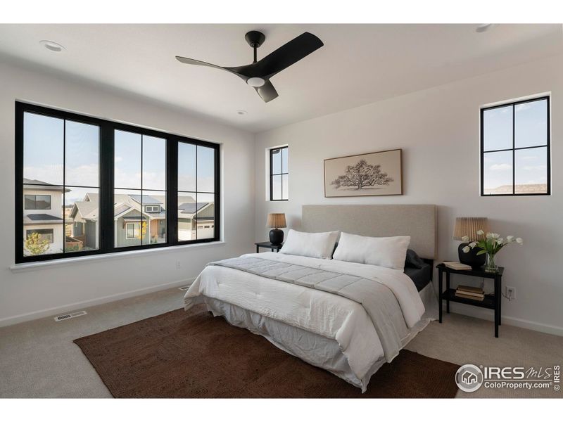 Furnished interior view inside a new home in Greenspire At Windsor Lake, Windsor (Image 24).