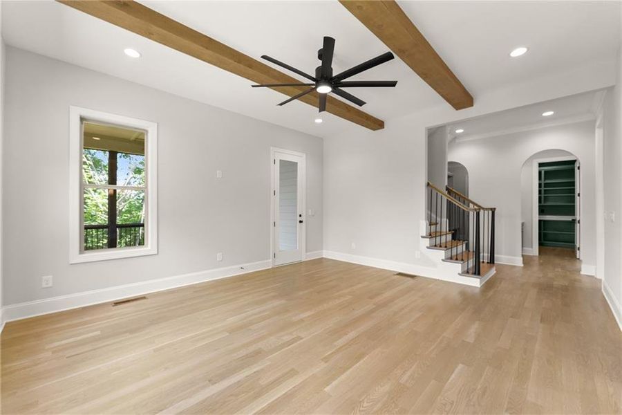Spacious, unfurnished interior of a new home in , Flowery Branch (Image 22). Spacious, unfurnished interior of a new home in , Flowery Branch (Image 22).