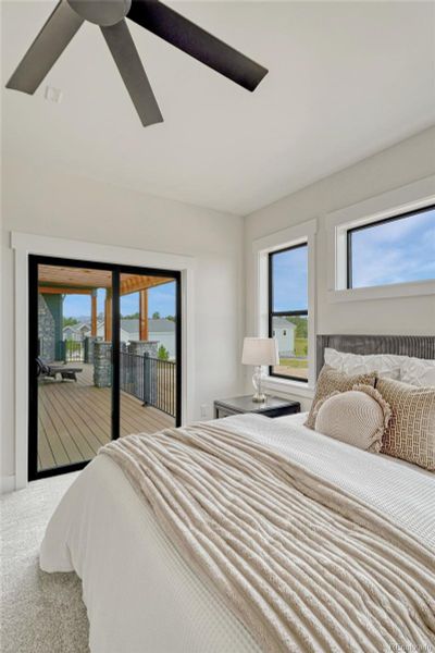 Furnished interior view inside a new home in , Colorado Springs (Image 34).