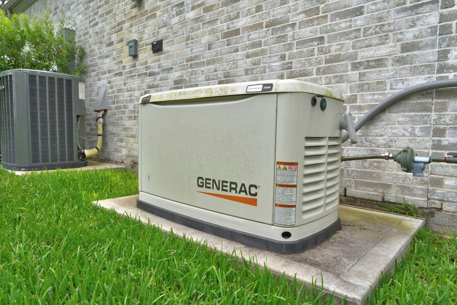 A whole-home Generac generator adds valuable peace of mind and practical protection. This major systems upgrade complements the home’s tankless water heaters, instant hot water system, and thoughtful infrastructure improvements.