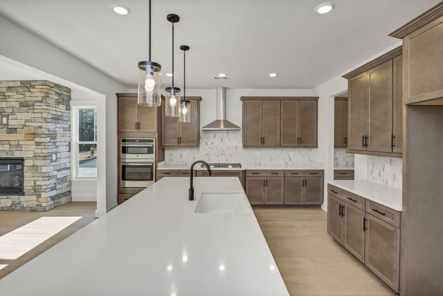 Furnished interior view inside a new home in Clubside Reserve at Summerlake, Lexington (Image 8).