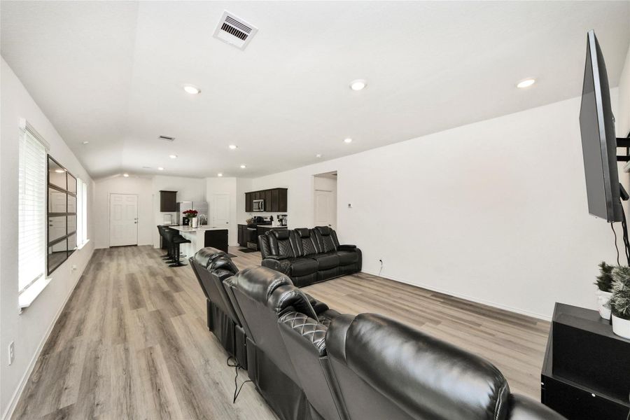 Furnished interior view inside a new home in , Houston (Image 10).