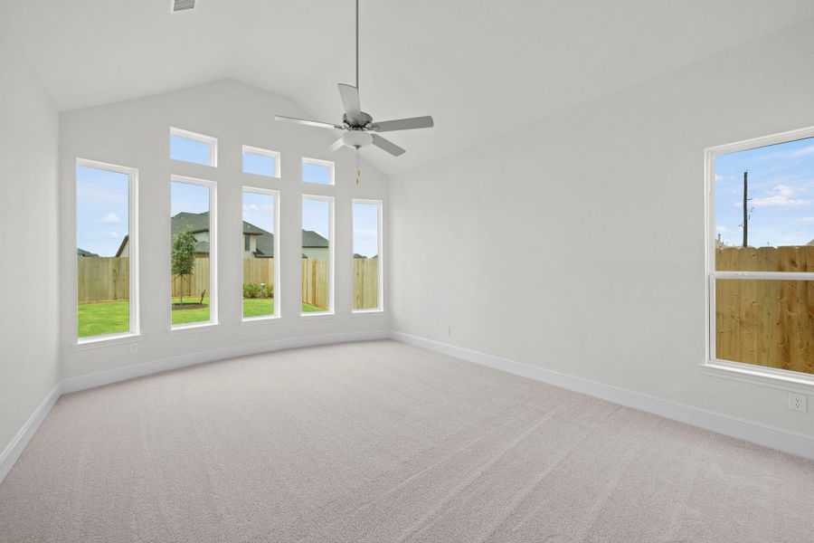 Spacious, unfurnished interior of a new home in Harvest Green, Richmond (Image 17). Spacious, unfurnished interior of a new home in Harvest Green, Richmond (Image 17).
