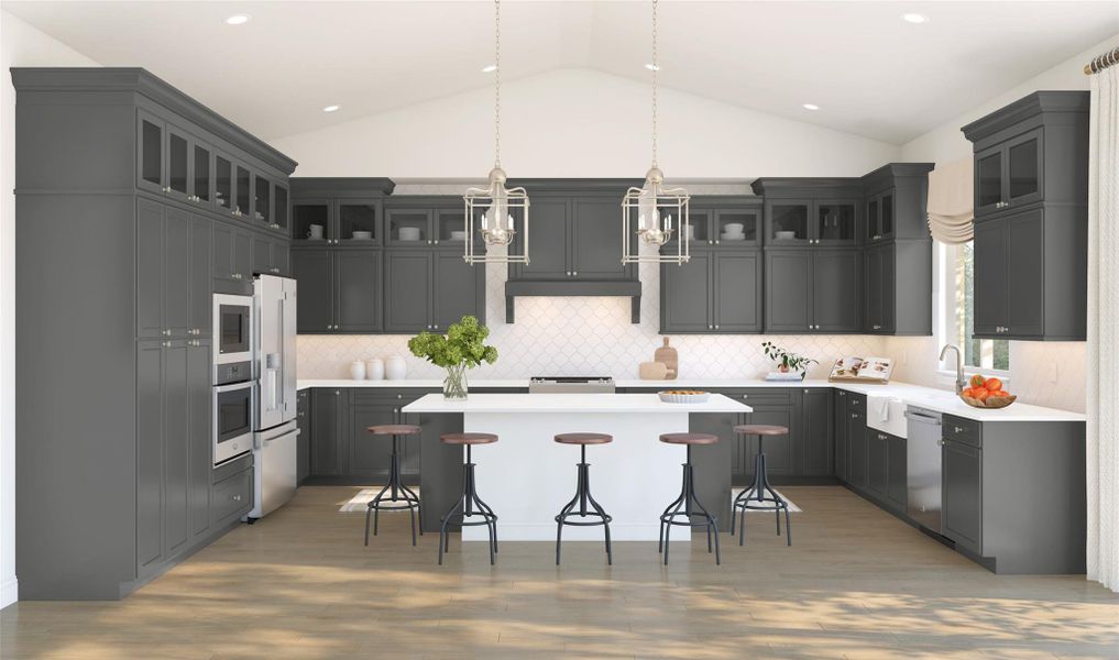 Stunning island kitchen (*Artist rendering used for illustration purposes only.) Stunning island kitchen (*Artist rendering used for illustration purposes only.)