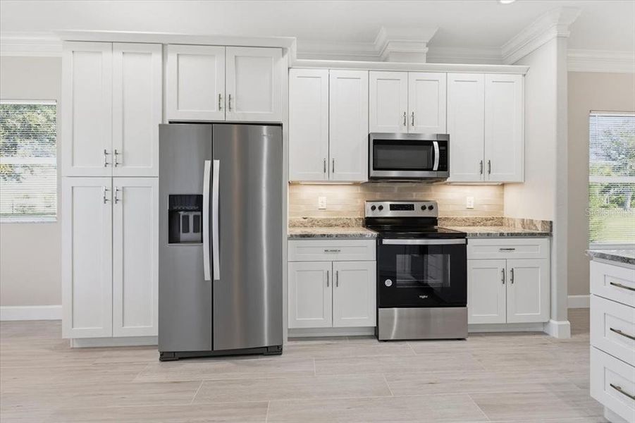 Furnished interior view inside a new home in , Englewood (Image 5).