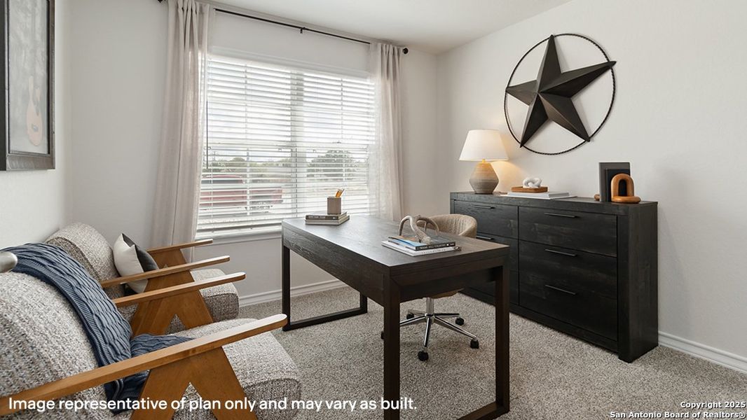 Furnished interior view inside a new home in Riverstone at Westpointe, San Antonio (Image 27).