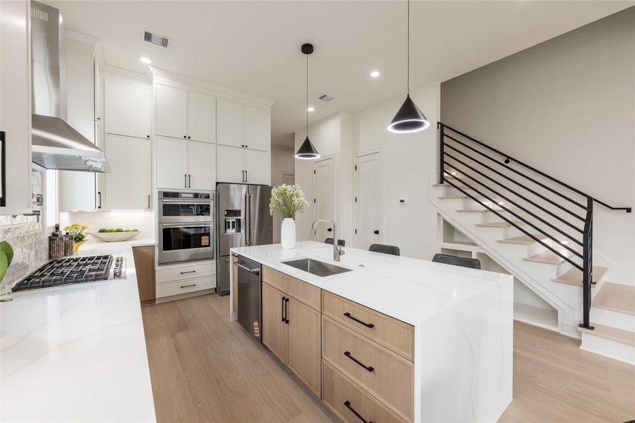 Furnished interior view inside a new home in , Houston (Image 4).