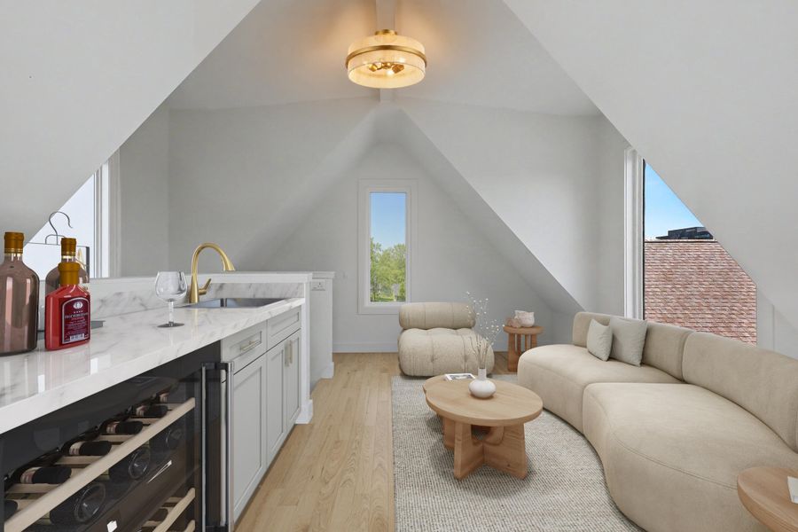 Furnished interior view inside a new home in , Charleston (Image 8).