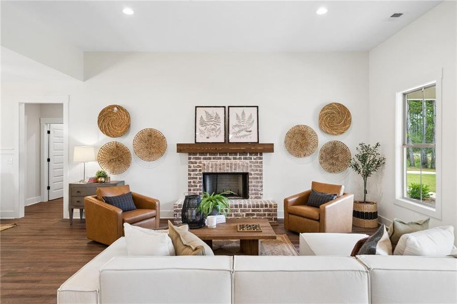 Furnished interior view inside a new home in , Social Circle (Image 7).