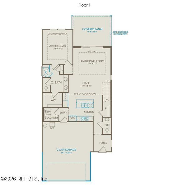 2D floor plan layout of this home in Seminole Palms, Palm Coast, FL (Image 4). 2D floor plan layout of this home in Seminole Palms, Palm Coast, FL (Image 4).