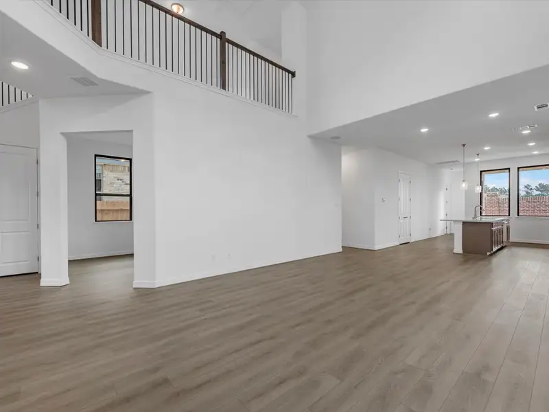 Gathering Room. Sample product photo. Actual exterior and interior selections may vary by homesite. Photo may be virtually staged.