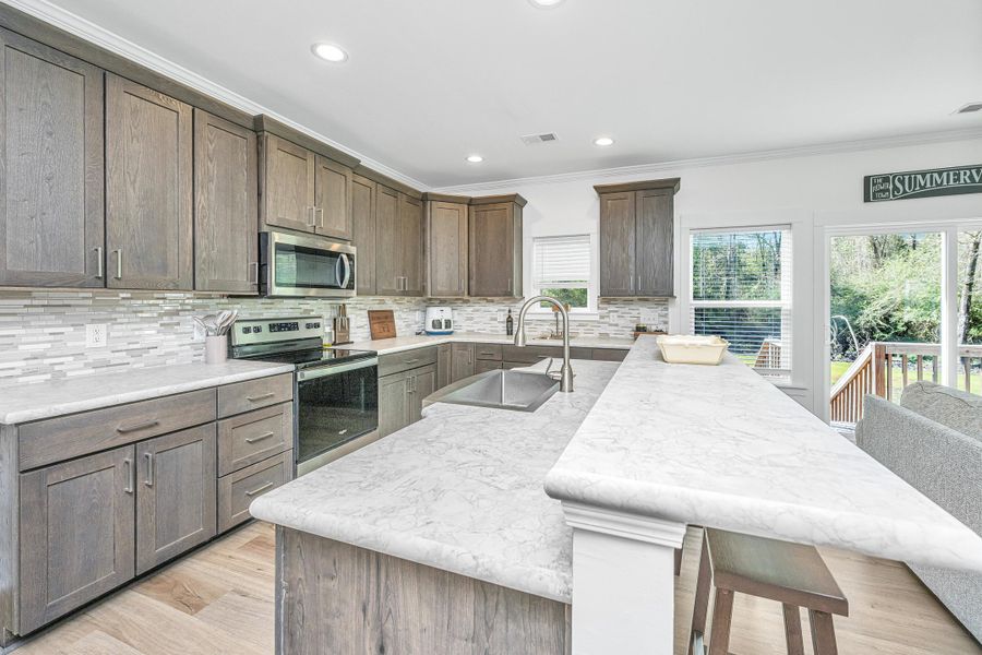 Furnished interior view inside a new home in , Cottageville (Image 9).