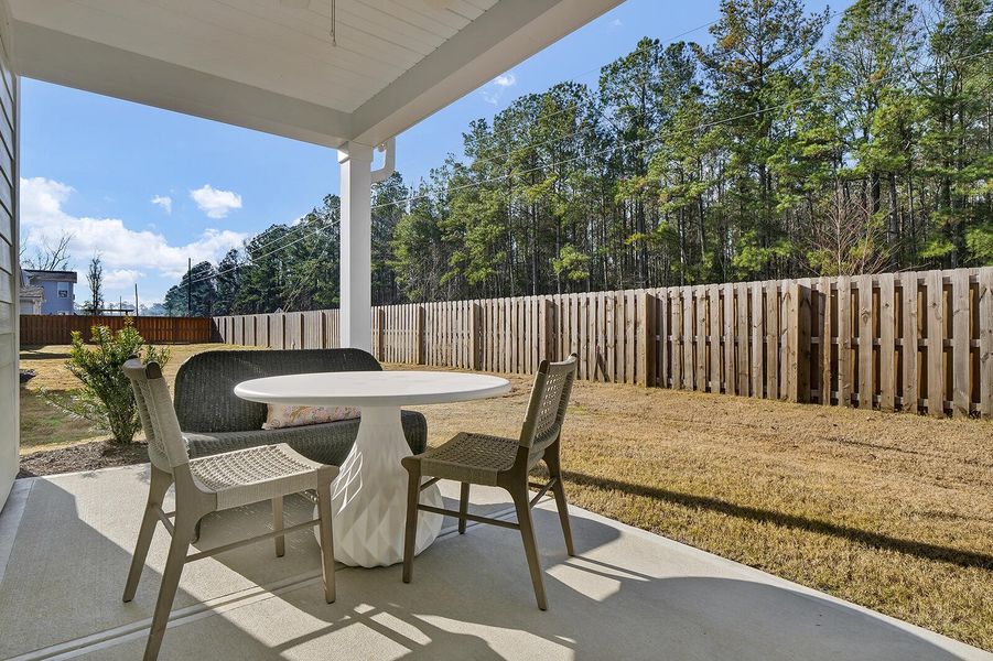 Exterior details and patio area of a home in , Summerville (Image 21).
