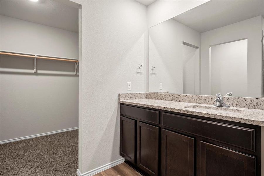 Furnished interior view inside a new home in , China Spring (Image 9).