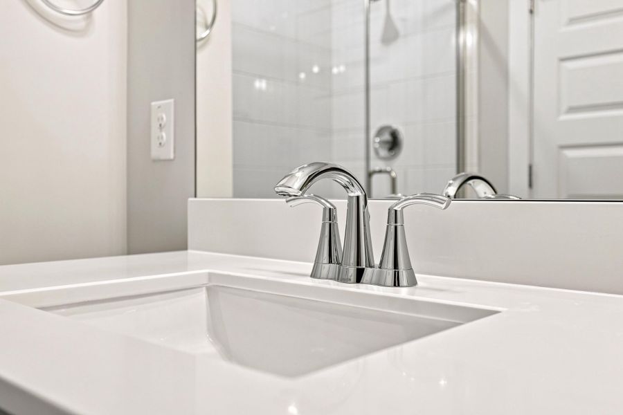 Close-up of interior finishes inside a home in Allen Park, Raleigh (Image 10).