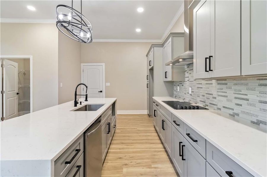 Furnished interior view inside a new home in , Atlanta (Image 9).