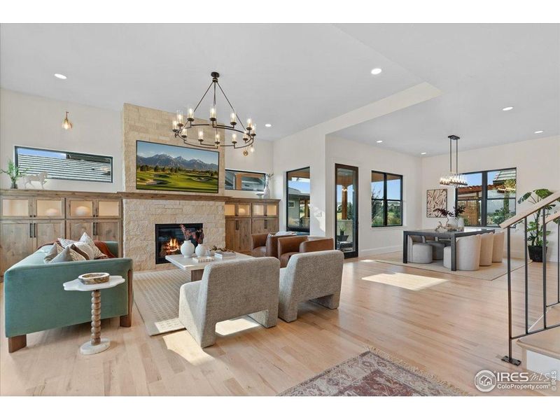 Furnished interior view inside a new home in , Berthoud (Image 48).