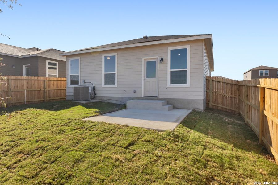 Exterior details and patio area of a home in Punta Verde, Converse (Image 3). Exterior details and patio area of a home in Punta Verde, Converse (Image 3).