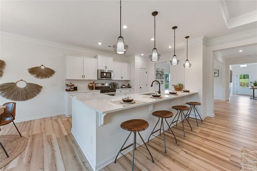 Furnished interior view inside a new home in Sagebrook, Powder Springs (Image 28).