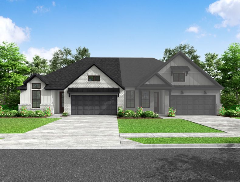 Representative exterior photo of a completed home built from the Bellissimo by Beazer Homes in Elyson, Katy, TX (Image 2).