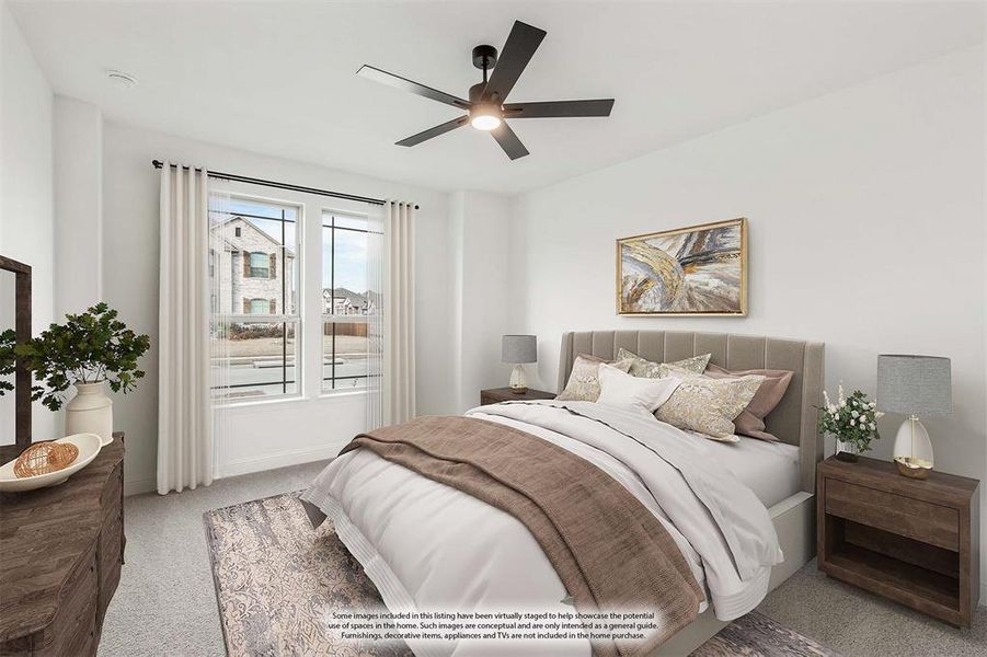 Furnished interior view inside a new home in Willow Wood, McKinney (Image 15).