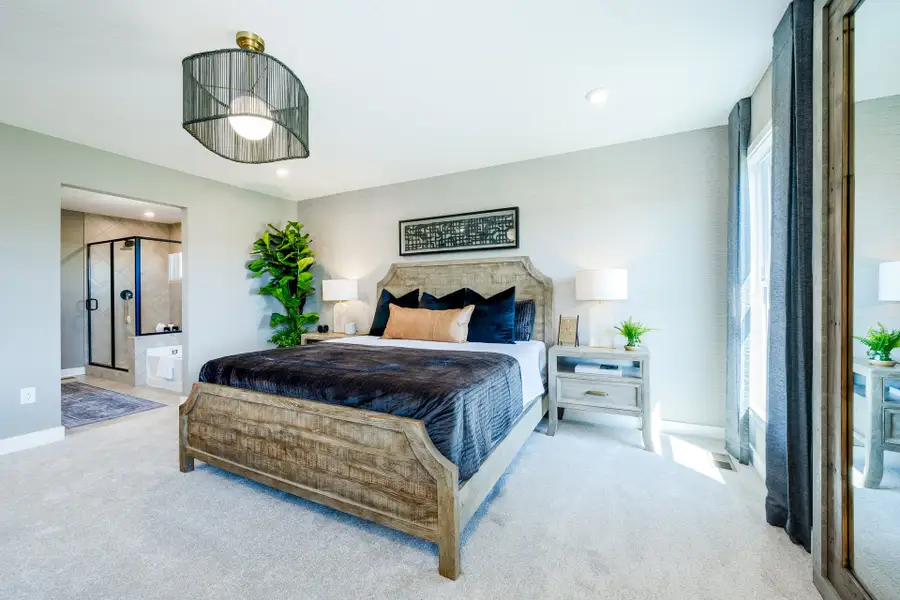 Representative furnished interior of a home built from the Grandin by Fischer Homes in The Dunes at Sandbar, Santa Rosa Beach (Image 66).