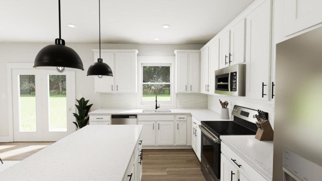 Furnished interior view inside a new home in Tupelo Junction, Mebane (Image 7).