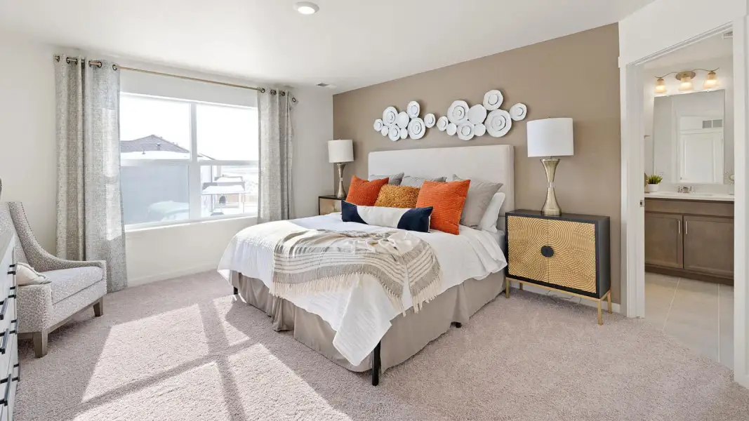 Furnished interior view inside a new home in Jackson Creek, Monument (Image 19).