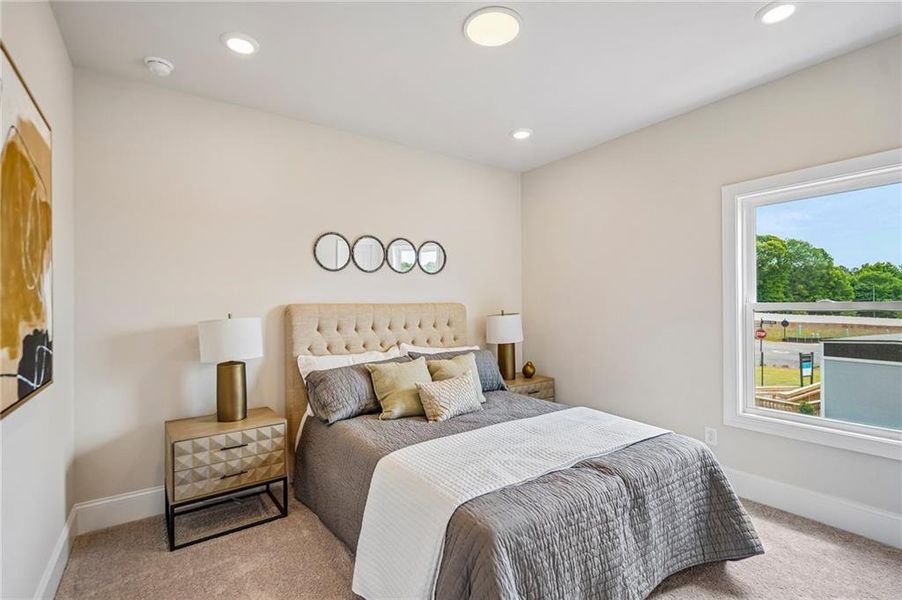 Furnished interior view inside a new home in Aberdeen, Hoschton (Image 29).