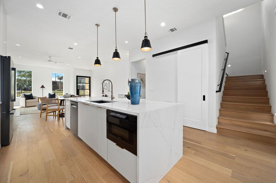 Furnished interior view inside a new home in , Austin (Image 40).