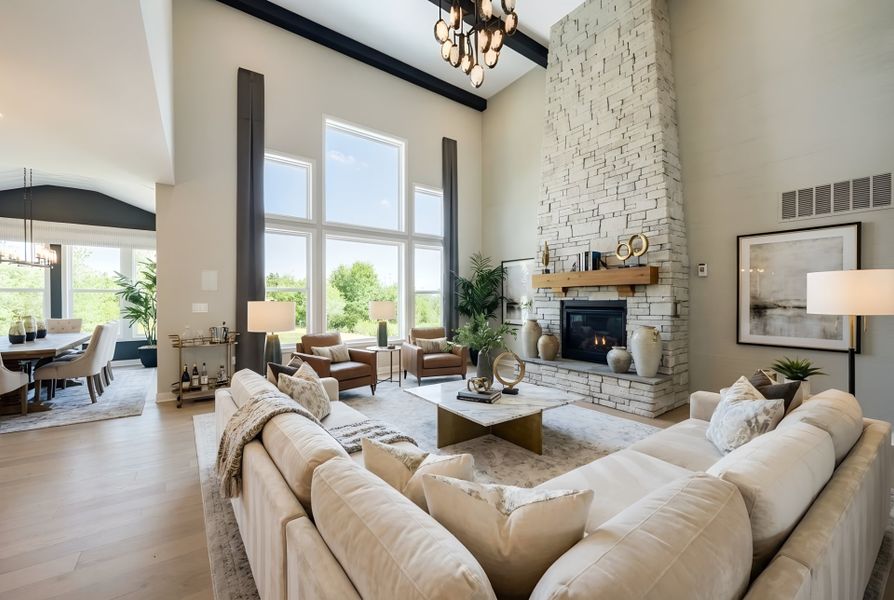 Furnished interior view inside a new home in Woodberry, Canton (Image 35).