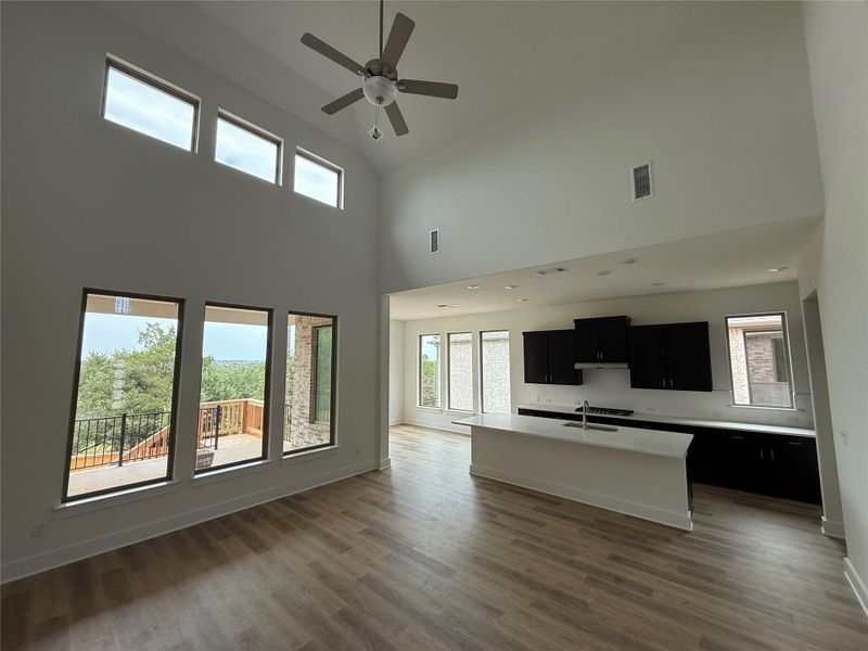 Open Concept Kitchen, Casual Dining & Family Room