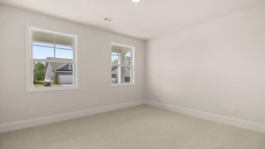 Spacious, unfurnished interior of a new home in Hamptons at Riverwood North, Dallas (Image 23).