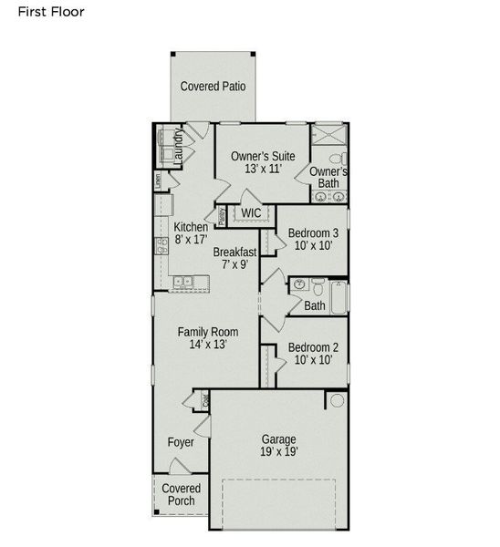 *First floor.*