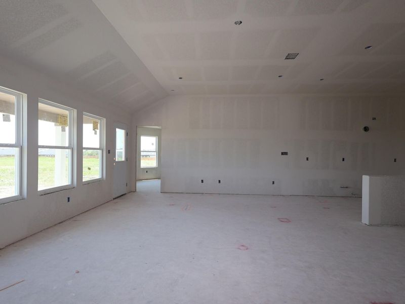 In-progress construction of a new home in Carillon, Manor, TX (Image 12).