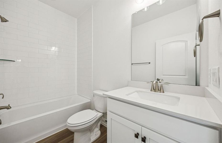 *Floorplan representation, not actual home - Spacious secondary bathroom