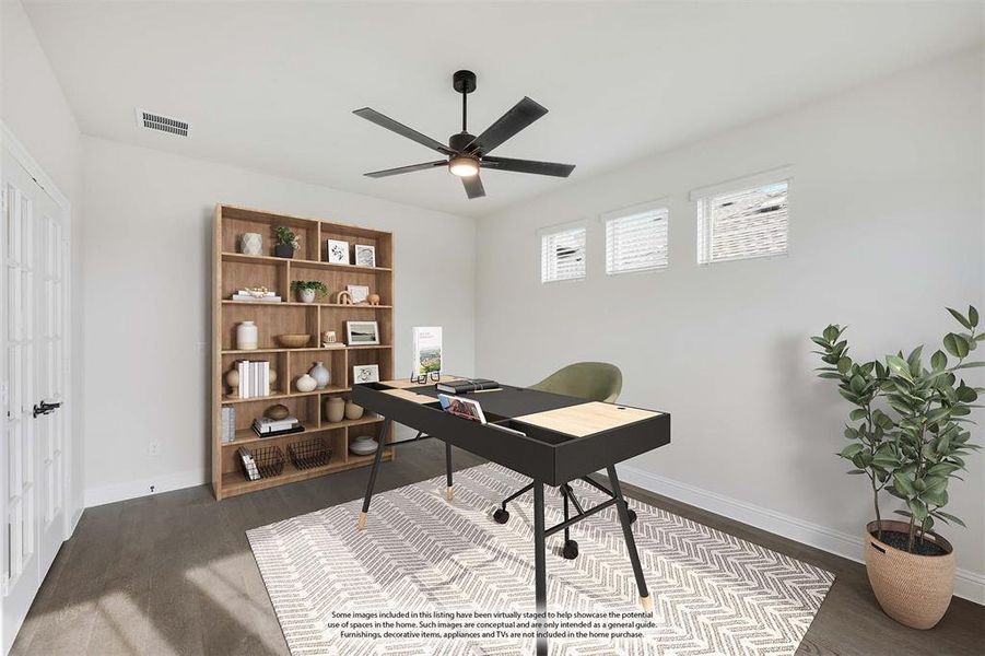 Furnished interior view inside a new home in Liberty, Melissa (Image 14).