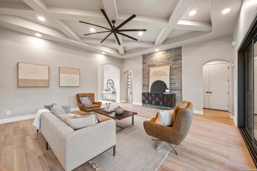 Furnished interior view inside a new home in , Canyon Lake (Image 46). Furnished interior view inside a new home in , Canyon Lake (Image 46).