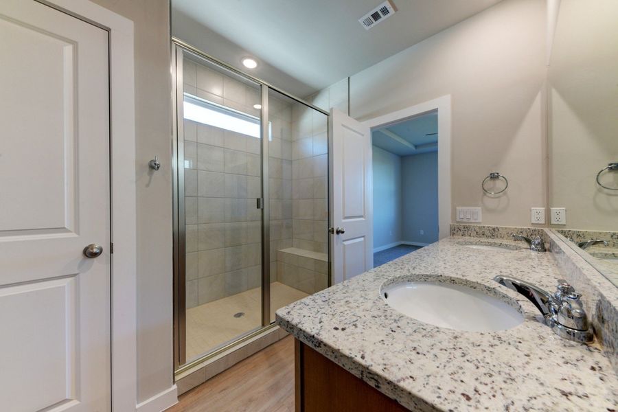 Furnished interior view inside a new home in The Woodlands, Mico (Image 6).