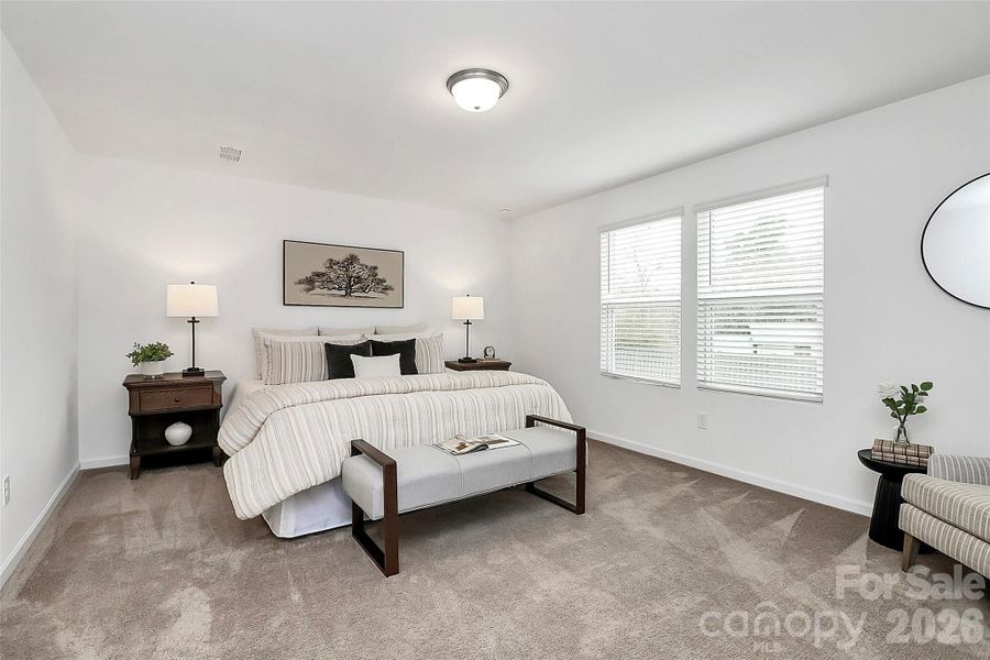 Furnished interior view inside a new home in Sunbriar, Charlotte (Image 17).