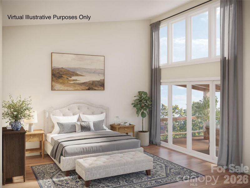 Furnished interior view inside a new home in , Sherrills Ford (Image 6).