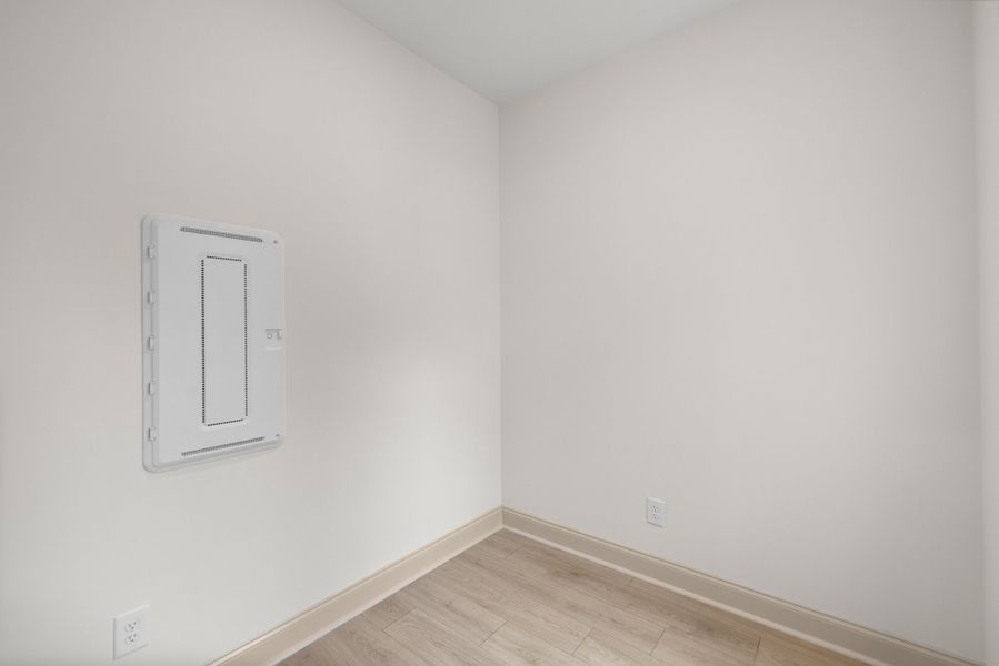 Representative unfurnished interior of a home built from the The Hampton by RobuckHomes in Baylee Ridge, Selma (Image 183).
